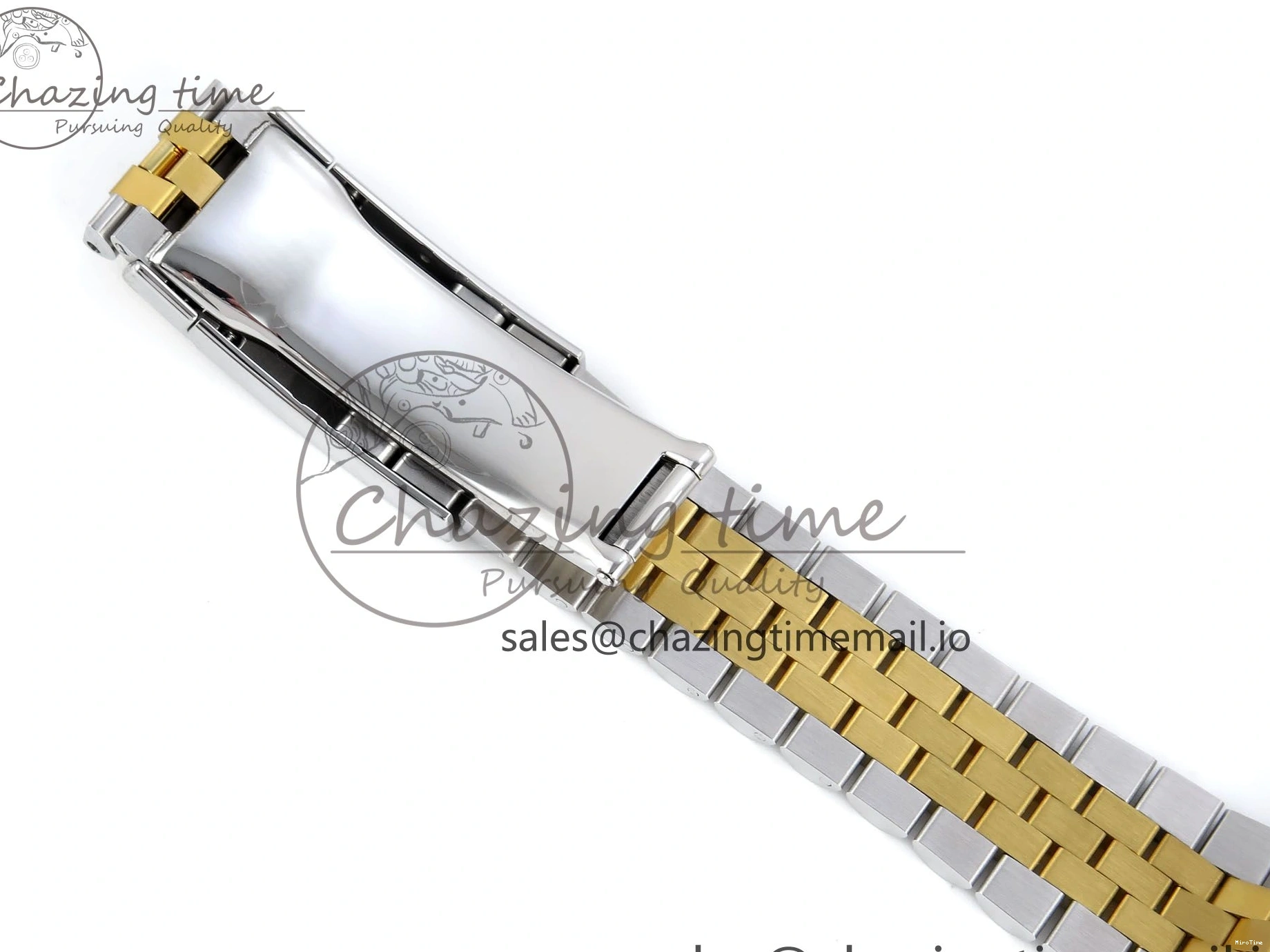 MiroTime 1225 DateJust 36 126233 EWEF Best Edition YG Leaf Dial on SS YG Jubilee Bracelet A Sporty 628